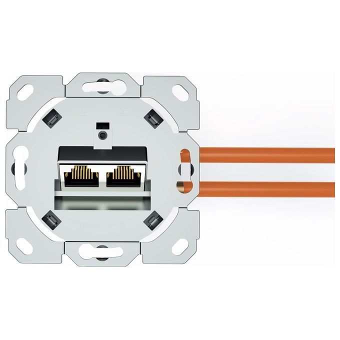 Digitus Presa di Rete Cat 6a EaCompatibile con Vari Design Schermata a Incasso