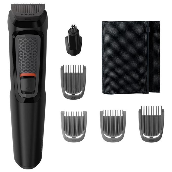 Philips MG-3710-15 Multigroom Series 3000 Rifinitore All-In-One 6 in 1 Autonomia 60 min Nero