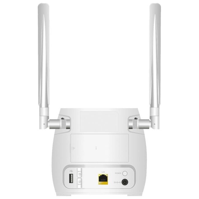 Strong 4GROUTER300M Router 4G Portatile Wi-Fi 4 300 Mbit-s Banda Singola 2.4 GHz Slot SIM LTE colore Bianco