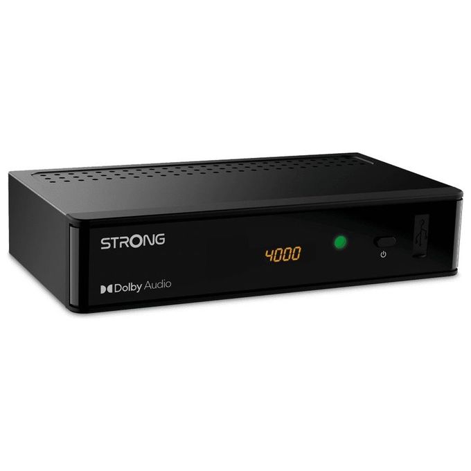 Strong SRT8215 Decoder Digitale Terrestre DVB-T2 Full HD 1080p Dolby Digital Plus HDMI USB LAN colore Nero