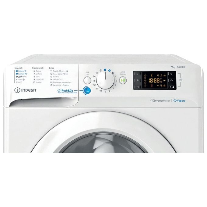 Indesit BWE 91497X WV IT Lavatrice Caricamento frontale 9 kg 1400 Giri-min Classe A Bianco