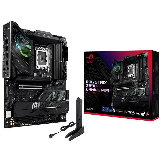 ASUS 90MB1I40-M0EAY0 ROG Strix Z890-F Scheda Madre ATX Socket LGA 1851 DDR5 Wi-Fi 7 2.5Gb Ethernet colore Nero