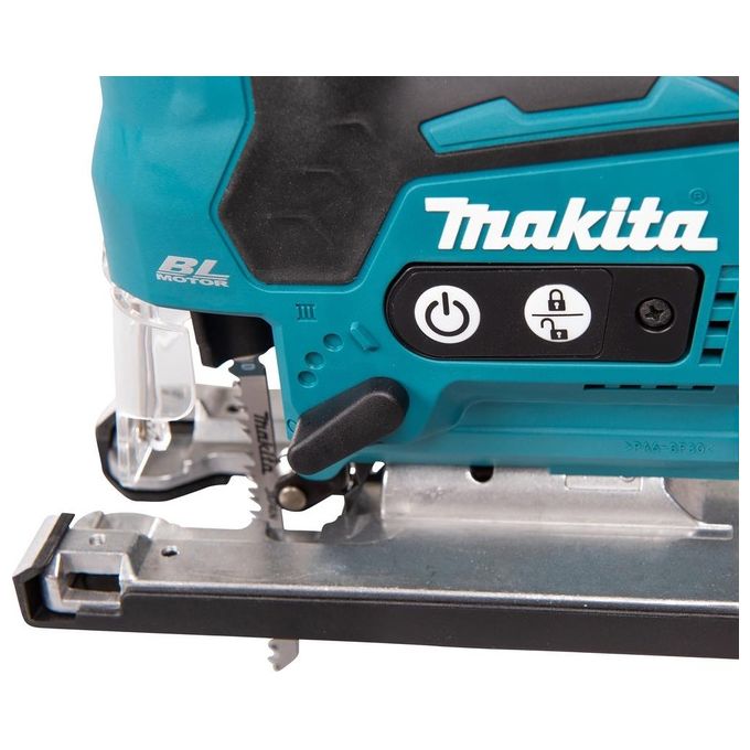 Makita DJV185RF1J seghetto alternativo a batteria 18 V motore brushless 3000 spm cambio lama senza utensili colore Verde