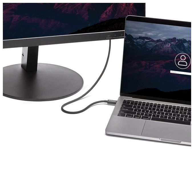 Startech cavo thunderbolt 3 usb-c ( 40gbps) da 0,5m - compatibile con thunderbolt e usb