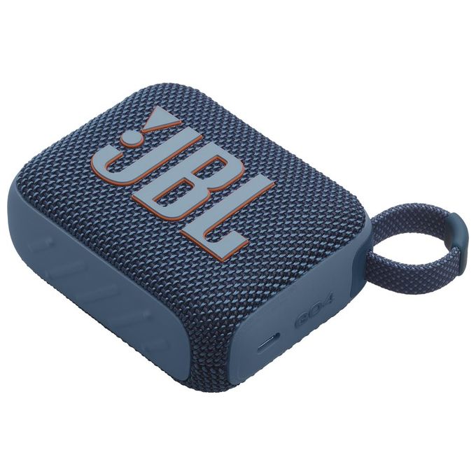 JBL JBLGO4BLU Go 4 Altoparlante Bluetooth Portatile 4.2 W IP67 Waterproof Bluetooth 5.3 Autonomia 7 h colore Blu
