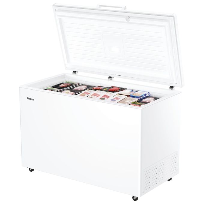 Haier HCE420E Serie 7 Congelatore a Pozzetto 418 L 84.5 cm Classe E 39 dB Low Frost Fast Freeze colore Bianco