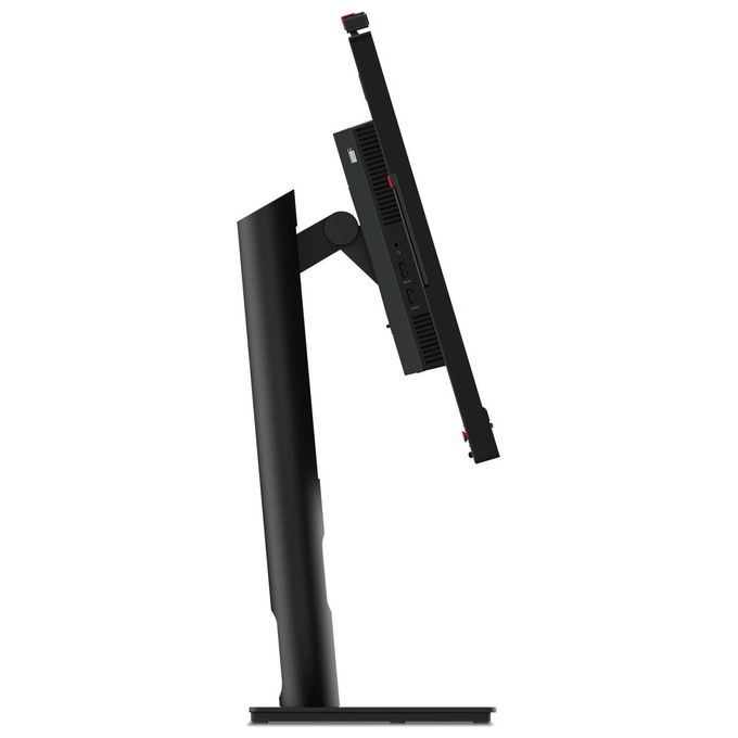Lenovo 63D7UAT3EU ThinkVision T24mv-30 Monitor PC 23.8'' Full HD IPS LED 75Hz USB-C 90W Webcam 5MP Hub USB Ethernet colore Nero