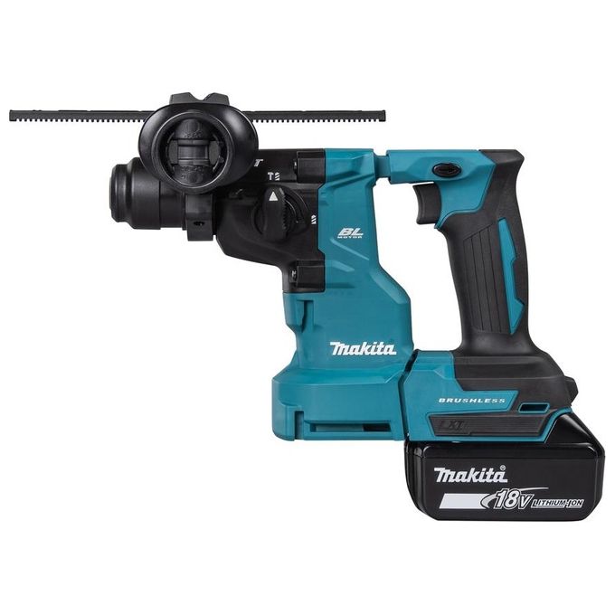 Makita DHR183RTWJ Martello Perforatore SDS-plus 18V Batteria 1,7 J Motore Senza Spazzole Luce Integrata Impugnatura Antivibrazioni colore Nero Verde