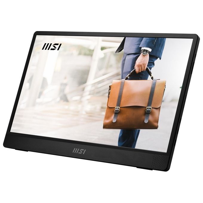 MSI 9S6-3PB70H-020 PRO MP161 E2 Monitor Portatile 15.6'' IPS FHD 1920x1080 60Hz 4ms Speaker Integrati Mini HDMI USB-C colore Nero