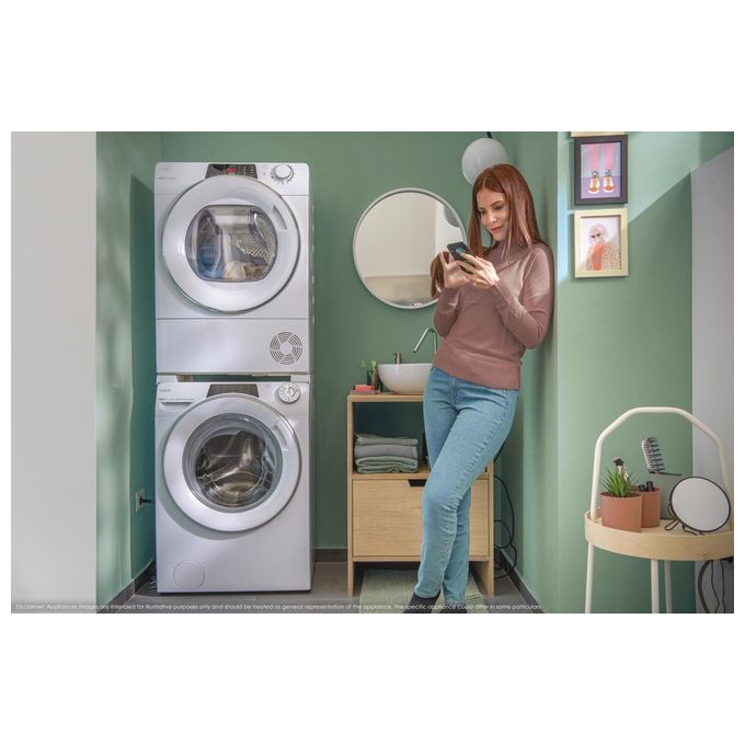 Candy RapidÓ RO4 1274DWMT-1-S, Lavatrice Slim 7kg, 1200 Giri, Classe A, Bianca