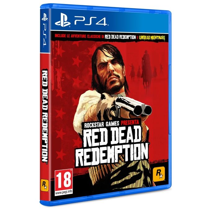 Rockstar Games SWP43746 Red Dead Redemption Videogioco PlayStation 4 Lingue ITA ENG ESP FRA DEU POL RUS POR-BRA KOR ZH-HANS ZH-HANT Classificazione PEGI 18 colore Nero