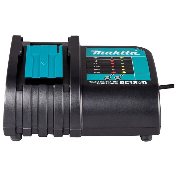 Makita DC18SD Caricabatterie LXT Li-ion 14,4V 18V 2,6A ingresso 100-240V