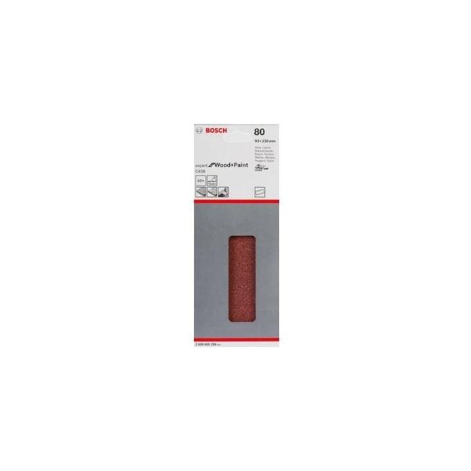 Bosch Fogli Abrasivi 93X230 Mm 80 Gr.