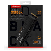 Western Digital WDS100T2XHE WD Black SN850X SSD M.2 NVMe PCIe 4.0 1 TB 7300 MB-s lettura 6300 MB-s scrittura