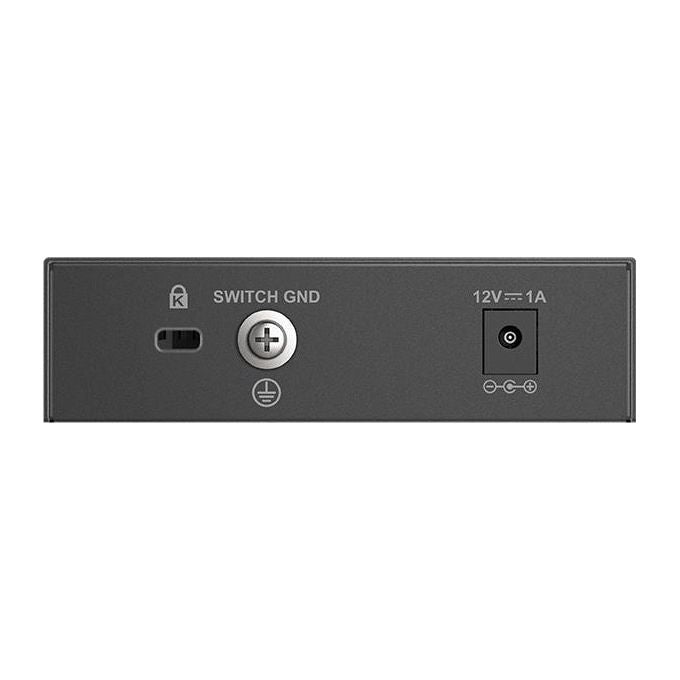 D-Link DMS-105 Switch Non Gestito 5 Porte 2.5G Multi-Gigabit Desktop L2 QoS Fanless colore Nero