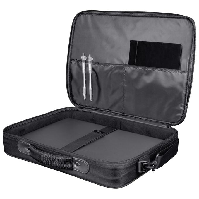 Trust Atlanta Borsa per Notebook 16'' Valigetta Ventiquattrore Nero