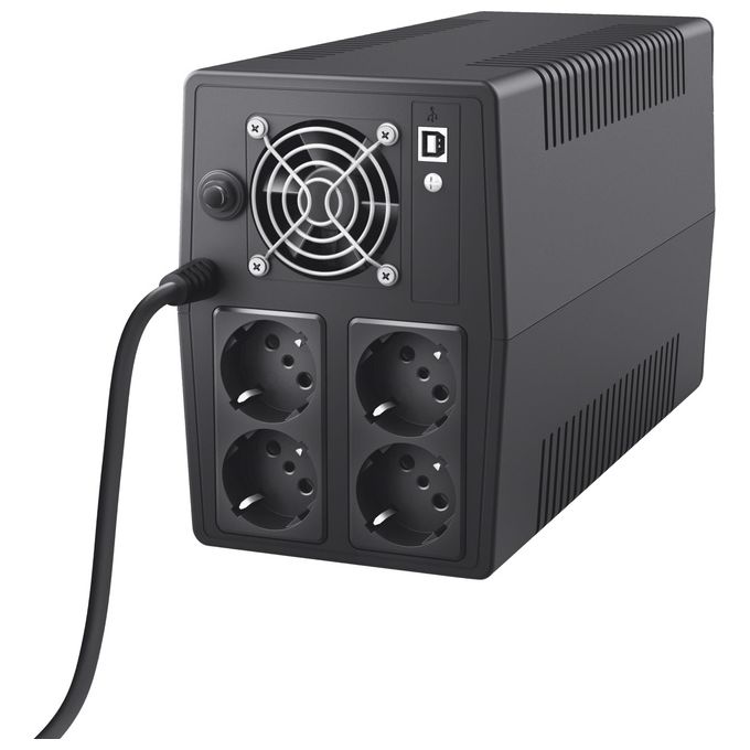 Trust Ups Paxxon 1500VA con 4 Standard Wall Power Outlets