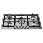 Whirlpool GMAL 7522 IXL Piano cottura Gas 73 cm 5 Fuochi Griglie in Ghisa iXelium colore Inox