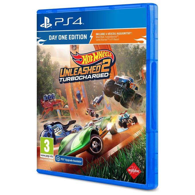 Milestone Videogioco Hot Wheels Unleashed 2 Turbocharged Day One Edition per PlayStation 4