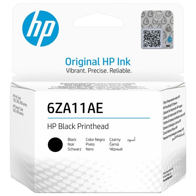 HP 6ZA11AE Testina di Stampa Nero