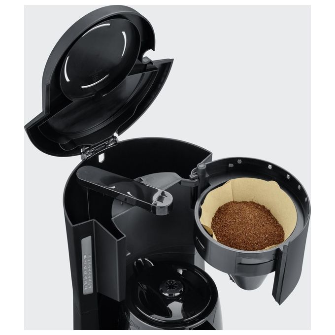 Severin KA 9307 Macchina da caffe' con filtro Capacita' 8 tazze Potenza 1000 W Spegnimento automatico colore Nero
