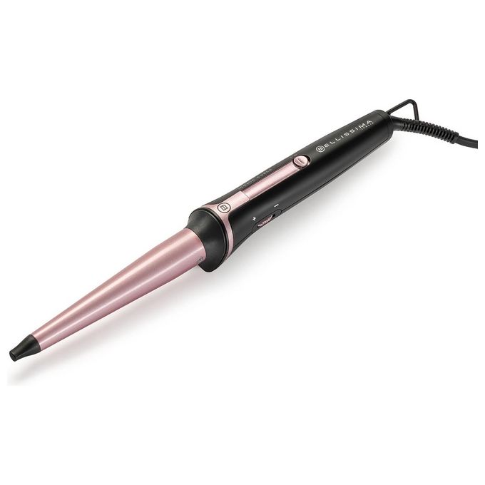 Bellissima 11949 Iconic Curls Arricciacapelli Conico Ceramica 25-13 mm 150°C 210°C 40 W Guanto Termico colore Nero