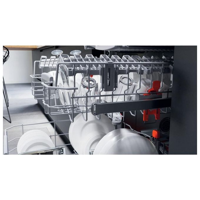 Hotpoint HIS 7030 WEL Lavastoviglie da Incasso 14 coperti Classe D 43 dB Terzo Cestello Inverter AquaStop (82x59.8x55 cm) colore Inox