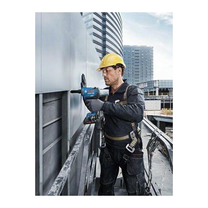 Bosch Professional 06019K5000 GRG 18V-16 C Pistola Rivettatrice a Batteria Forza 16.000 N Diametro Rivetti 3.0-6.4 mm Modalita' AUTO e MANUAL Bluetooth Integrato colore Nero