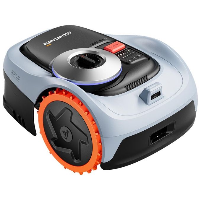 Segway AA.12.07.02.0002 Navimow i208 Tagliaerba robotizzato GPS AWD per superfici fino a 800 m² 18 cm di larghezza di taglio batteria integrata 5,1 Ah colore Arancione Nero Blu
