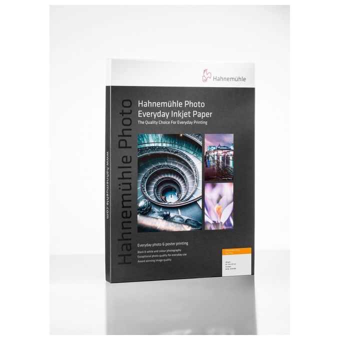 Hahnemuhle Carta Fotografica Matt Fibre A4 Bianco Caldo 200g-m² 25 Fogli