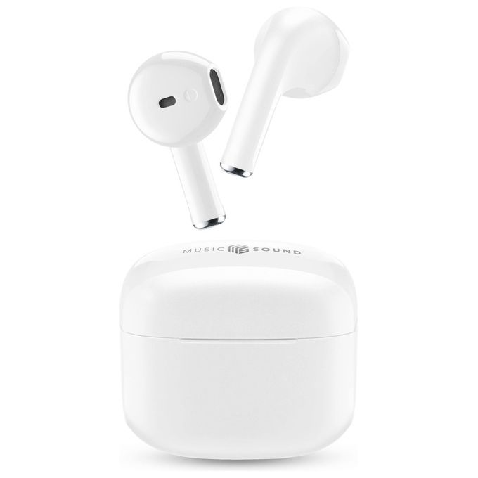 Cellularline BTMSTWSSWAGW Swag Auricolari Bluetooth TWS In-ear Touch Control 20H Autonomia colore Bianco
