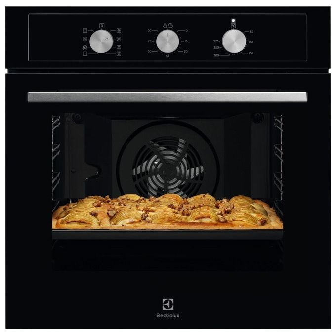 Electrolux EOH2H04K Serie 300 Forno da incasso Elettrico Ventilato 72 L Classe A+ Funzione Pizza Grill AquaClean (59x60x57 cm) colore Nero