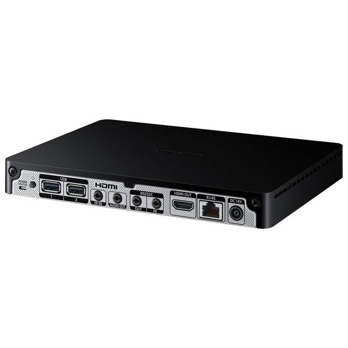 Samsung SBB-SS08NU1XEN Player Esterno per Digital Signage 4K UHD con CPU Cortex-A72 1.7 GHz 2.5 GB RAM 8 GB SSD Tizen 4.0 colore Nero