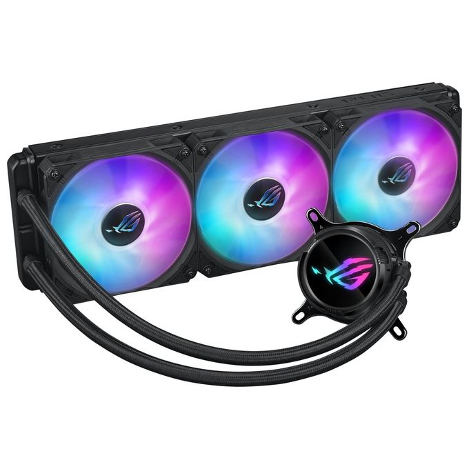 ASUS 90RC00T1-M0UAY0 ROG Strix LC III Kit di raffreddamento a liquido 360 mm con ventole da 12 cm ARGB colore Nero