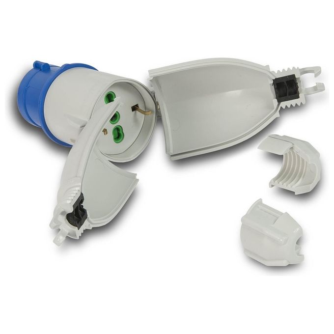 Fanton Convertispina Optimus Adattatore per Spine Civili e Presa Industriale Cee 220v