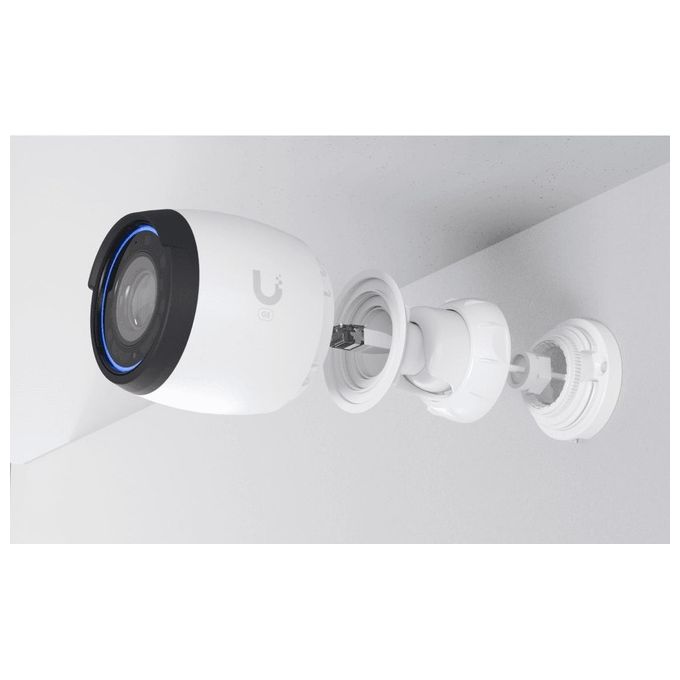 Ubiquiti UVC-G5-PRO UniFi G5 Pro Telecamera di Sicurezza IP 4K 8 MP Zoom Ottico 3x Visione Notturna 25 m IP65 PoE colore Bianco