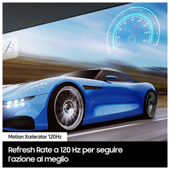 Samsung UE98DU9070UXZT Crystal UHD Smart TV 98'' 4K LED Tizen Motion Xcelerator 120Hz OTS Lite HDR10+ colore Nero