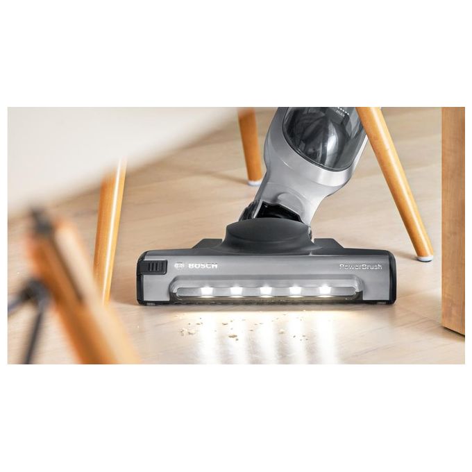 Bosch BBH3K2801 Serie 4 Aspirapolvere a bastone 2 in 1 Senza sacchetto Autonomia 55 min Batteria 25,2 V colore Argento