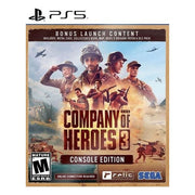 Sega W3882 Company of Heroes 3 Launch Edition Metal Case Videogioco PS5 Strategico