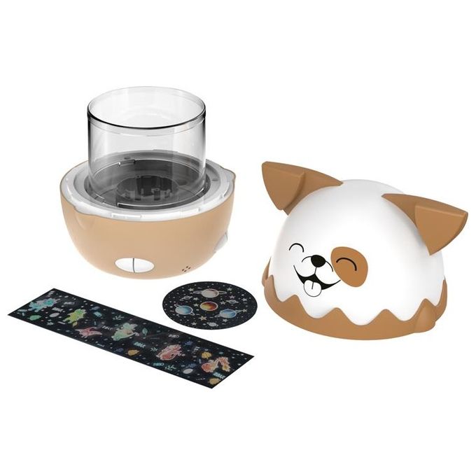 Bigben Kids Brown Dog Shape Night Light With 360º Projection With Wireless Music Nlpkidsdog
