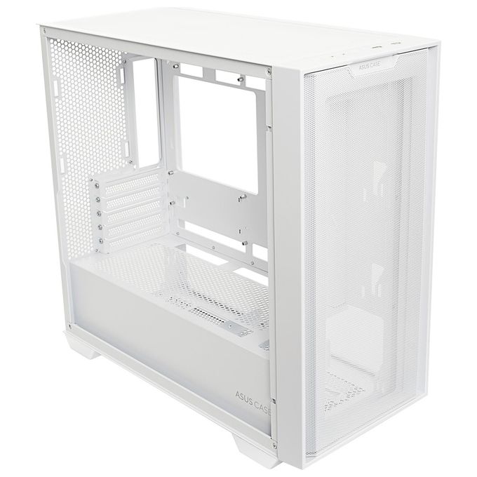 Asus A21 PC Case Mini Tower mATX Mini-ITX Vetro Temperato Radiatori 360 mm GPU 38 cm 5 Slot USB 3.2 colore Bianco