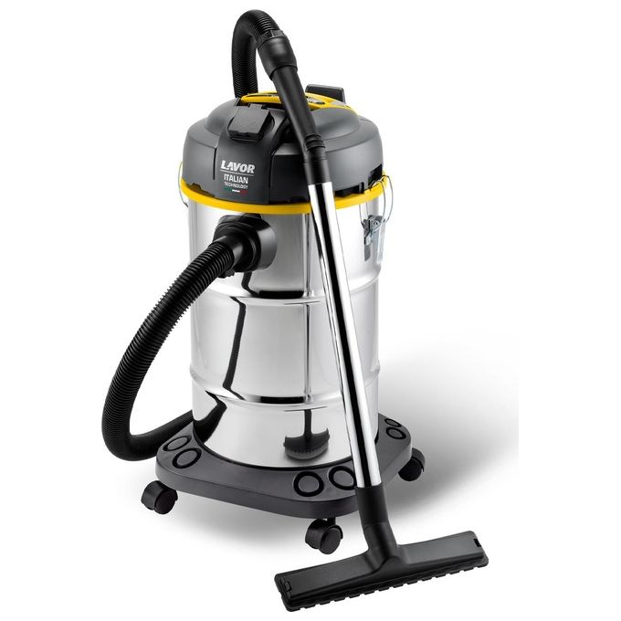 LAVOR 40028-00025 WTP 30 XE Aspiratore a cilindro Secco e bagnato 30 L 1600 W HEPA con presa per elettroutensili colore Nero Acciaio inox
