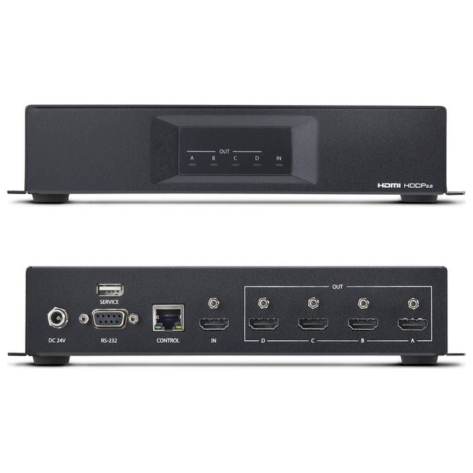 StarTech.com ST124HDVW Controller per video wall 2x2 4K 60Hz HDMI 2.0 1 ingresso 4 uscite colore Nero