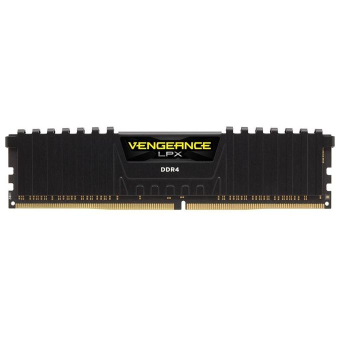 Corsair CMK32GX4M2E3200C16 Vengeance LPX Memoria RAM DDR4 32 GB 2x16 GB 3200 MHz CL16 Dual Channel XMP 2.0 colore Nero