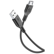 Cellularline USBDATA06MUSBK Power Cable Cavo Micro USB Ricarica e Trasferimento Dati USB A Micro USB B 0,6 m colore Nero