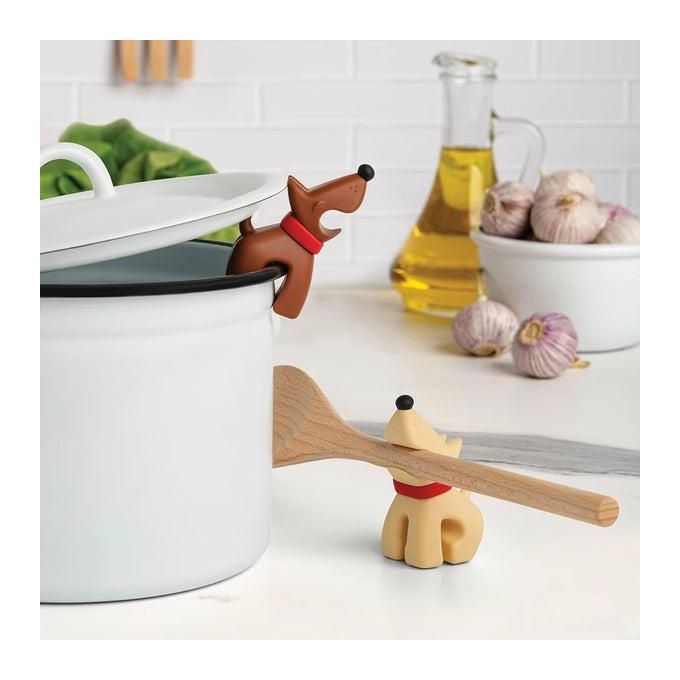 Ototo Buddy Sandstone Porta Cucchiaio e Solleva Coperchio