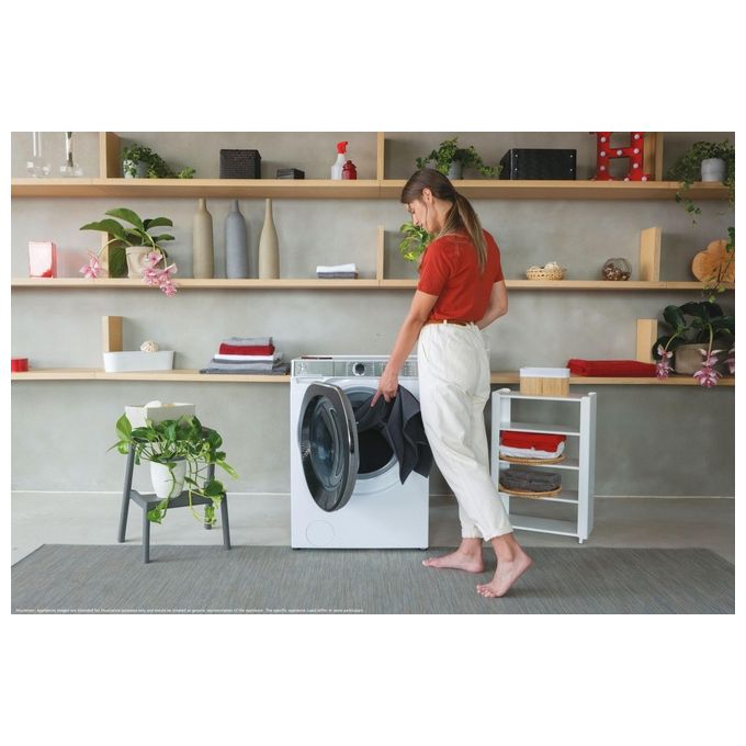 Hoover H-WASH 550 H5WPB610AMBC8-S Lavatrice Caricamento frontale 10 kg 1600 Giri-min Classe B Bianco