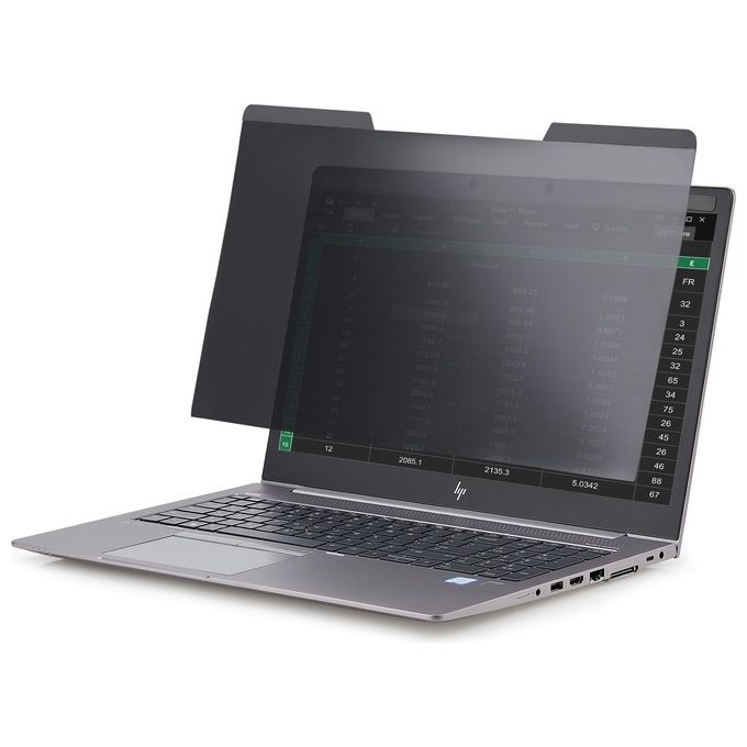 StarTech.com PRIVSCNLT15 Filtro Privacy per Notebook 15.6'' Magnetico Rimovibile con Riduzione Luce Blu e Finitura Opaca-Lucida colore Nero