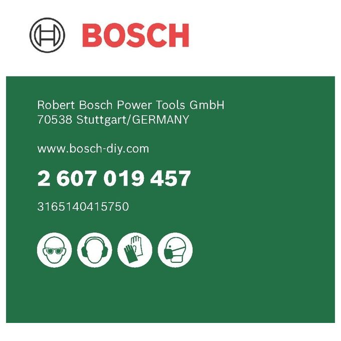 Bosch Set da 3 Pezzi di Scalpelli SDS Plus per Calcestruzzo e Muratura