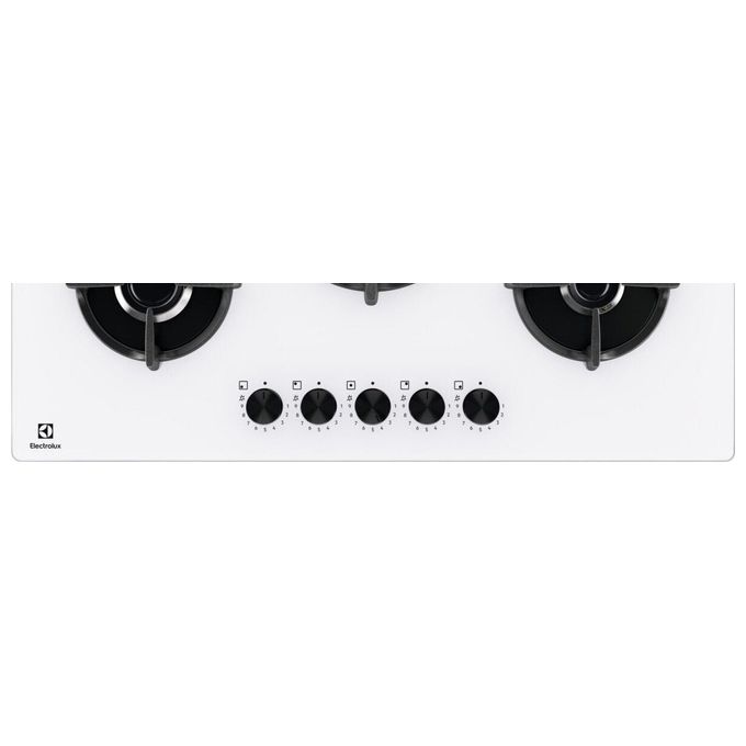 Electrolux EGG75372W Serie 600 Piano cottura Gas 75cm 5 fuochi StepPower Speed Burner colore Bianco